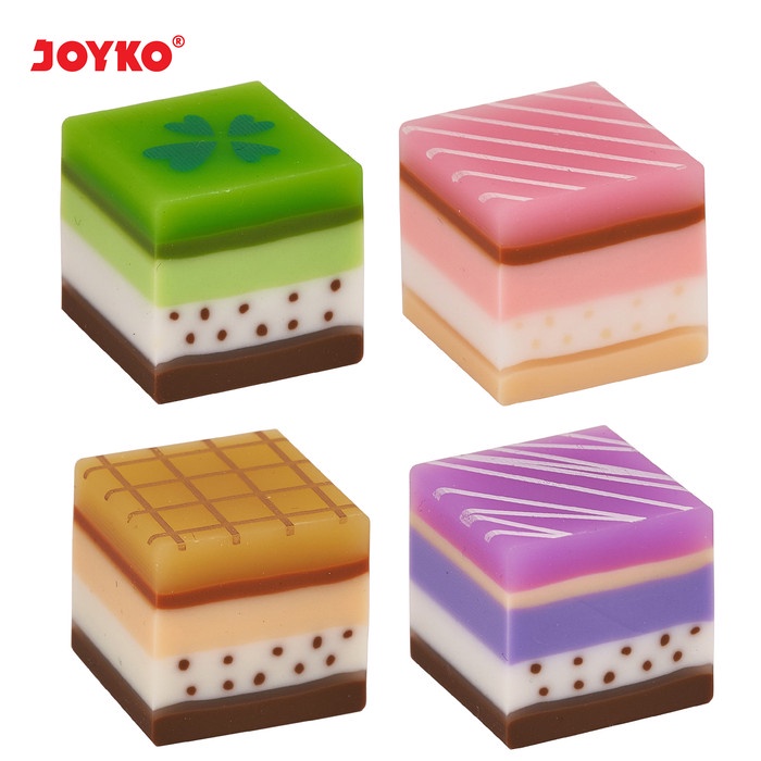 

TULIS-ALAT- ERASER PENGHAPUS JOYKO ER-117 1 SET 4 PCS -ALAT-TULIS.