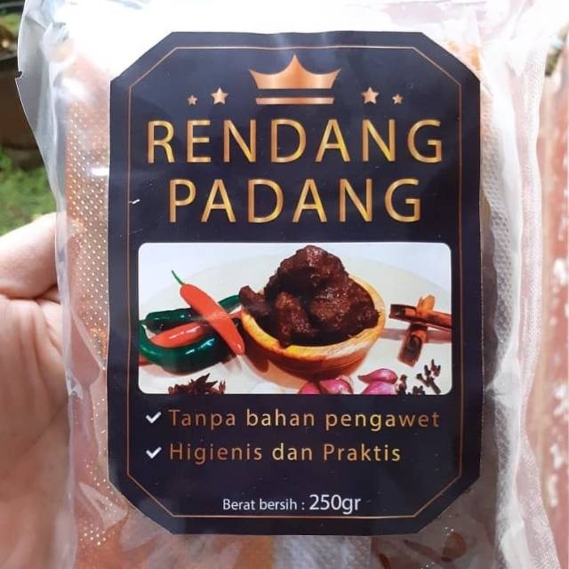 

Rendang Padang Pesanan Khusus Reseller