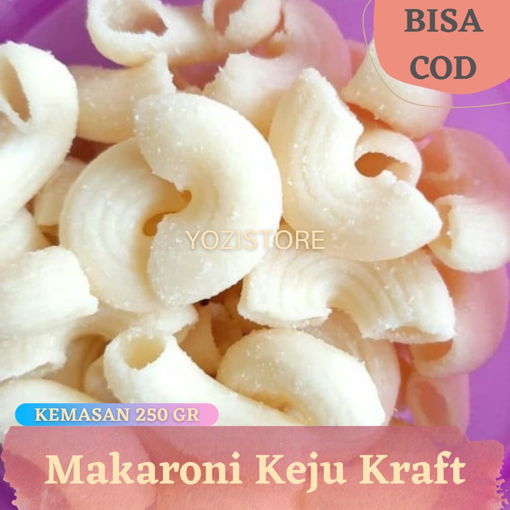 

GROSIR Makaroni Keju Ori Kraft Cheddar Purbalingga Home Made Kemasan 250 gram Produksi dan Pengiriman Setiap Hari