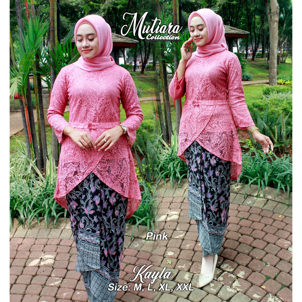 MUT&gt; KEBAYA WISUDA MODERN / BAJU KEBAYA BRUKAT &quot; kayla &quot; BAJU KEBAYA BRUKAT MODERN / KEBAYA MODIS
