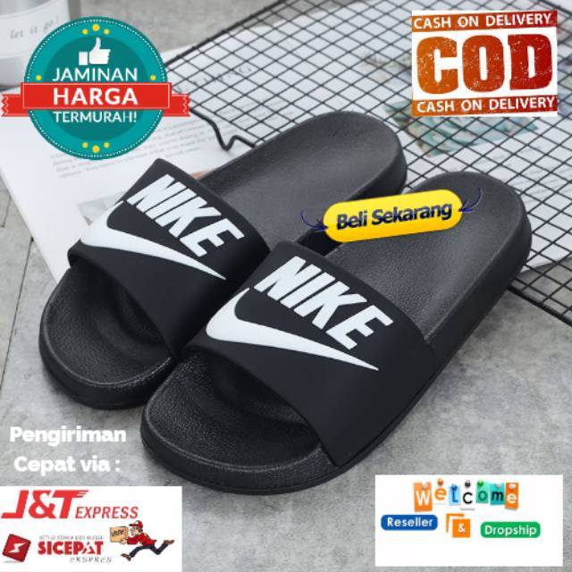 Sandal Slop Pria / Sandal Slide / Sandal Pria Karet / Sandal Pria Kekinian Unisex 39-43