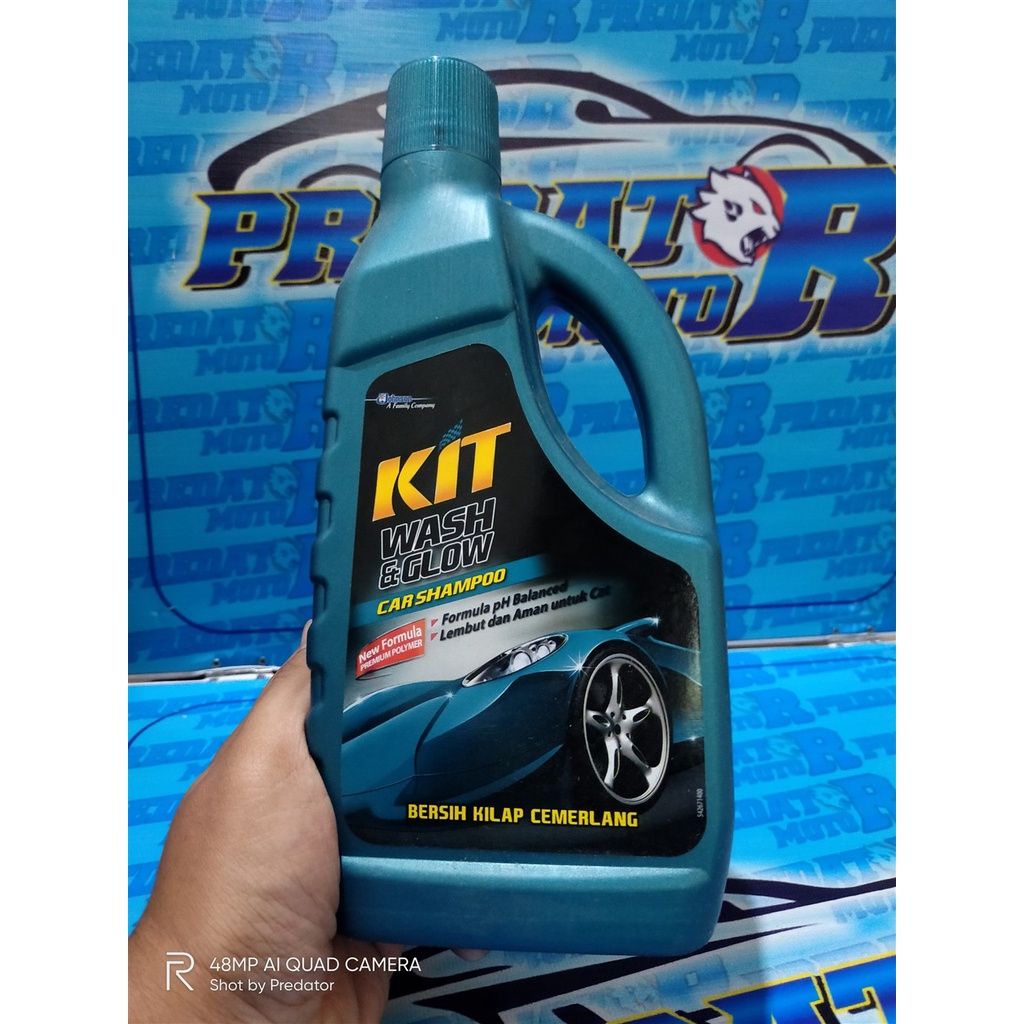 SHAMPOO CUCI MOBIL MOTOR LEMBUT HALUS KIT WASH AND GLOW KILAP 1000ML