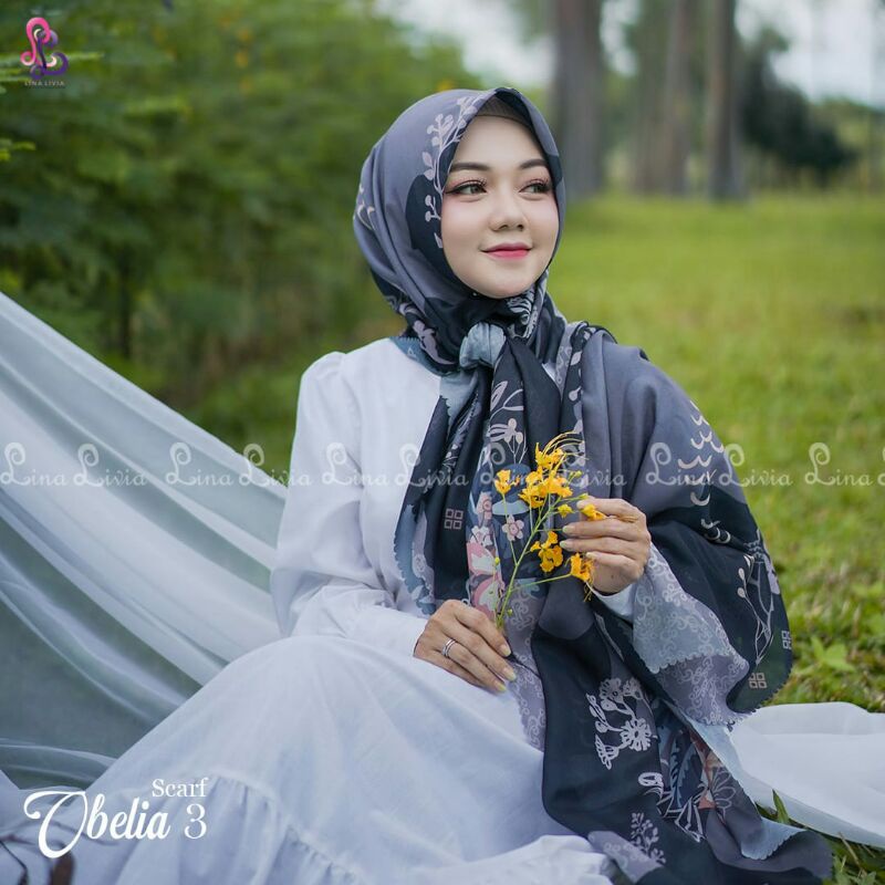 LINALIVIA HIJAB | JILBAB VOAL PREMIUM | OBELIA 3 | ORI LINALIVIA