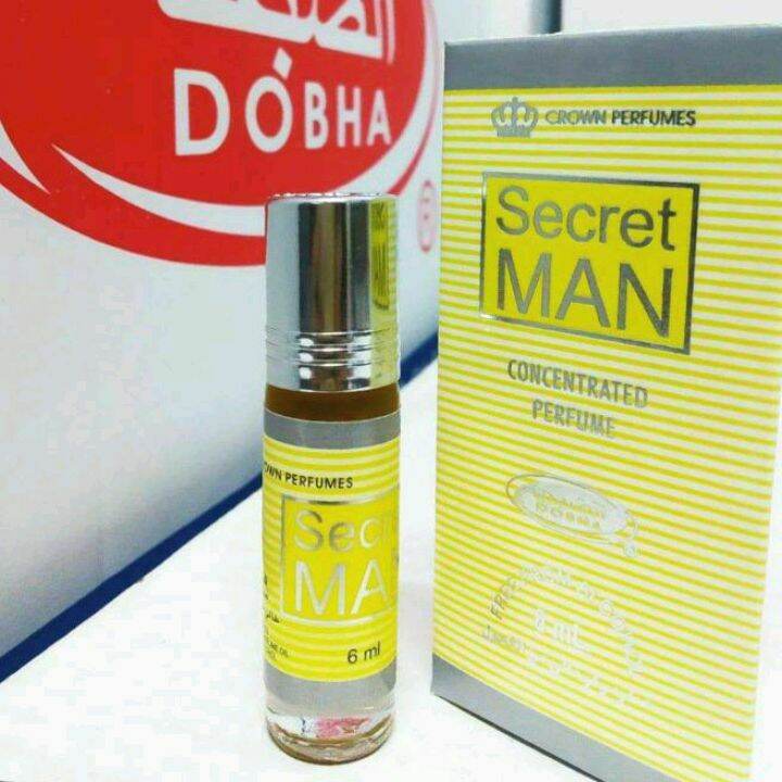 SECRET MAN Parfum DOBHA Kemasan 6ml Minyak Wangi Roll On Non Alkohol