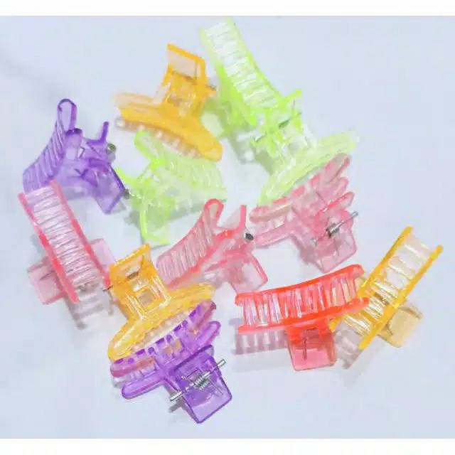 jepit rambut poni model T isi 12 pcs murah berkualitas