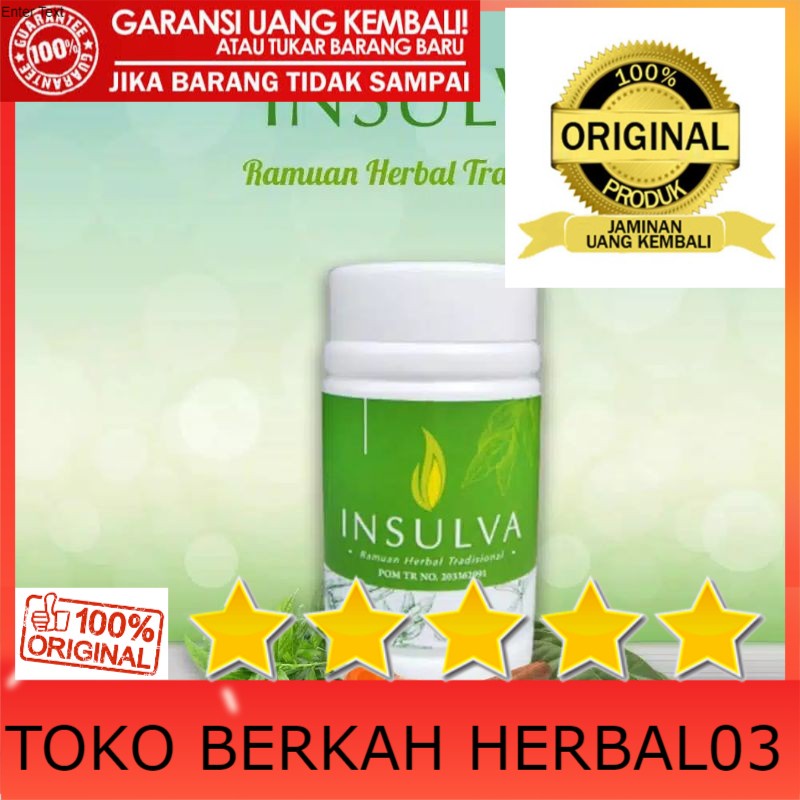 100% ASLI INSULVA ASLI 100% ORIGINAL OBAT DIABETES AMPUH BPOM
