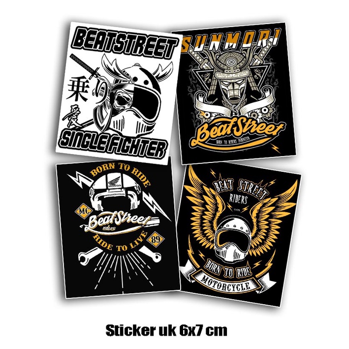 STIKER MOTOR BEAT STREET STIKER VARIASI STIKER VIRAL TEMPEL KOYO BIKER HONDA BEAT STREET LOGO KEREN