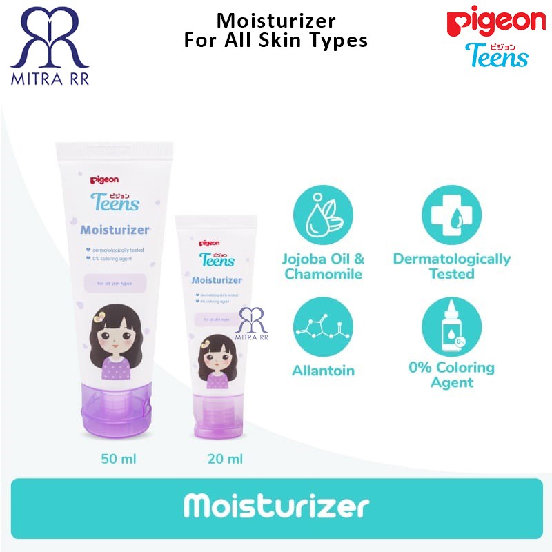 PIGEON TEEN Moisturizer For All Skin Types 20ml 50ml – Pelembab Wajah Remaja