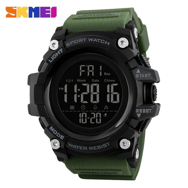 SKMEI 1384 Jam Tangan Pria Digital Dual Time Anti Air WK-SBY