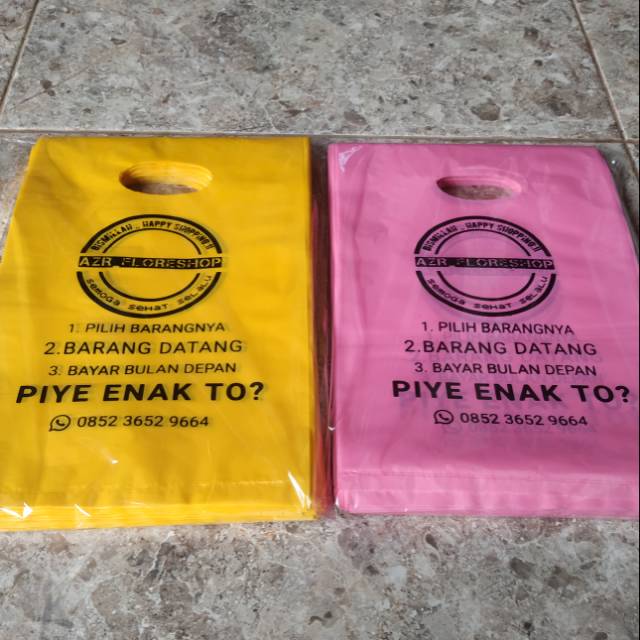 

Plastik Olshop Sablon Free Desain 15x22 Minimal Order 100pcs