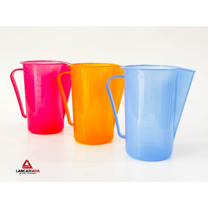 Gelas Ukur / Gelas Takar Plastik (warna random) 1000 ml