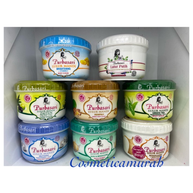 (e,px) PURBASARI LULUR MANDI 100 GR - BODY SCRUB EXFOLIASI KULIT