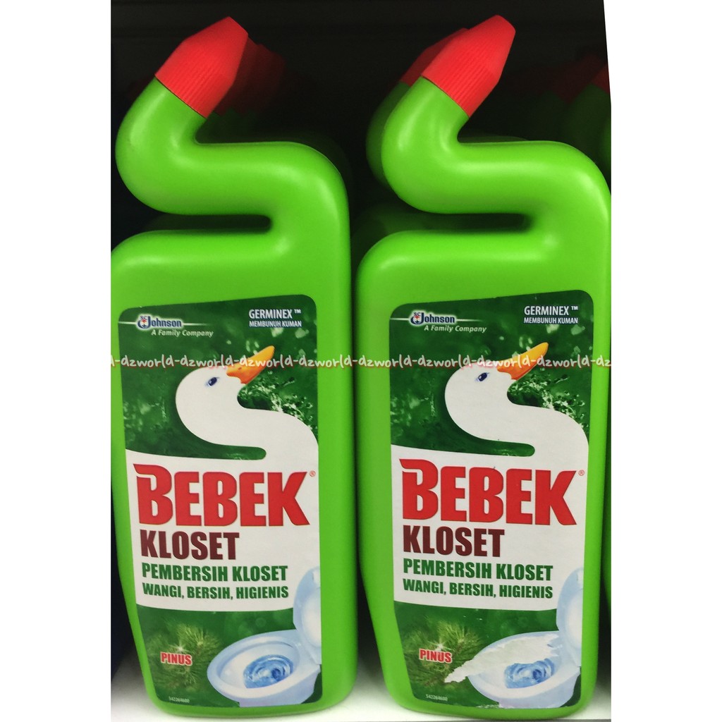 Bebek Kloset Pembersih Kloset WC Toilet Pinus 400ml Hijau Botol Kemasan Botol Hijau Bebebk Closet Green Duck