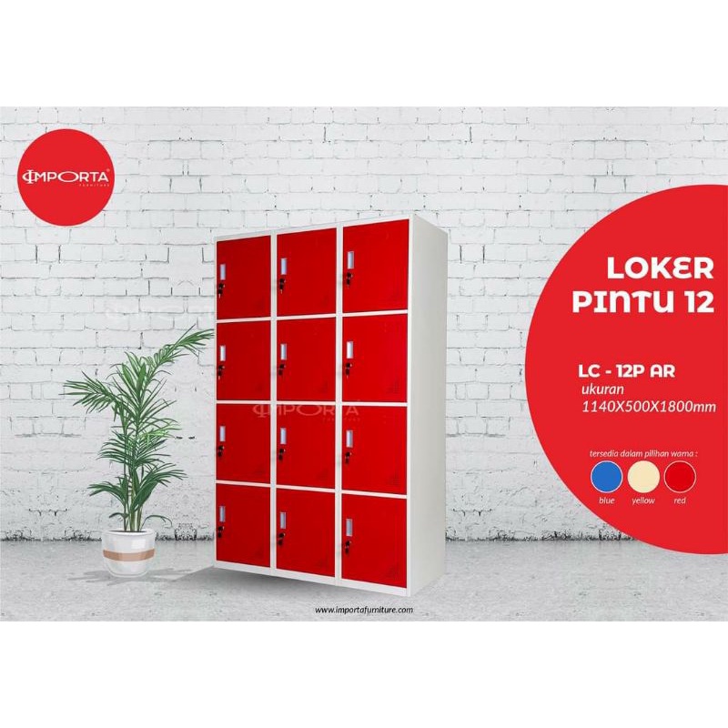 Loker 12 Pintu