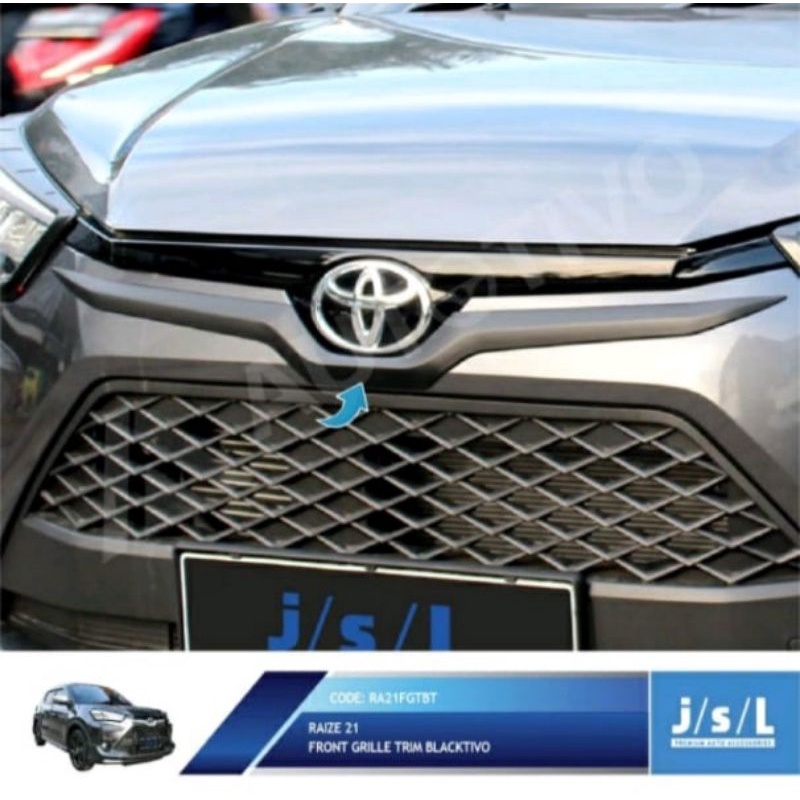Front Grille Trim Toyota Raize 2021 Lis Grille depan Blacktivo