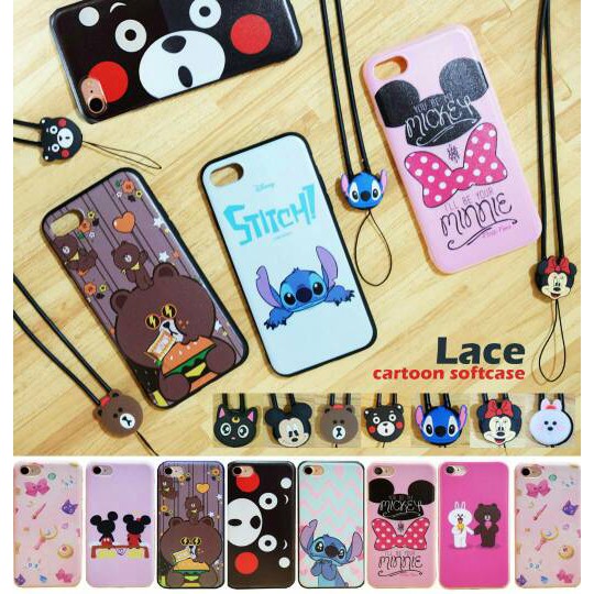 RUBBER CASE MOTIF WITH TALI SAMSUNG S7 EDGE CASE CARTOON KARAKTER