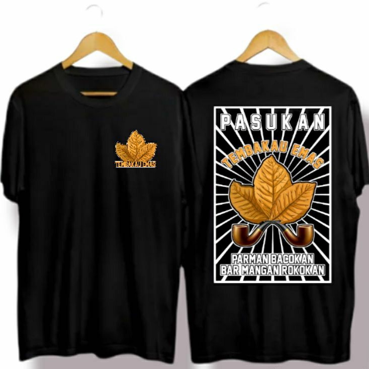 Kaos TEMBAKAU EMAS paling laris | TEMBAKAU EMAS