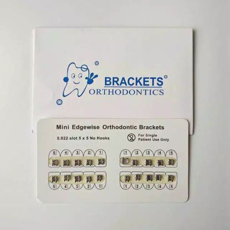 QQ BRACKETS AMPLOP/BEHEL GIGI/ORTHODONTICS