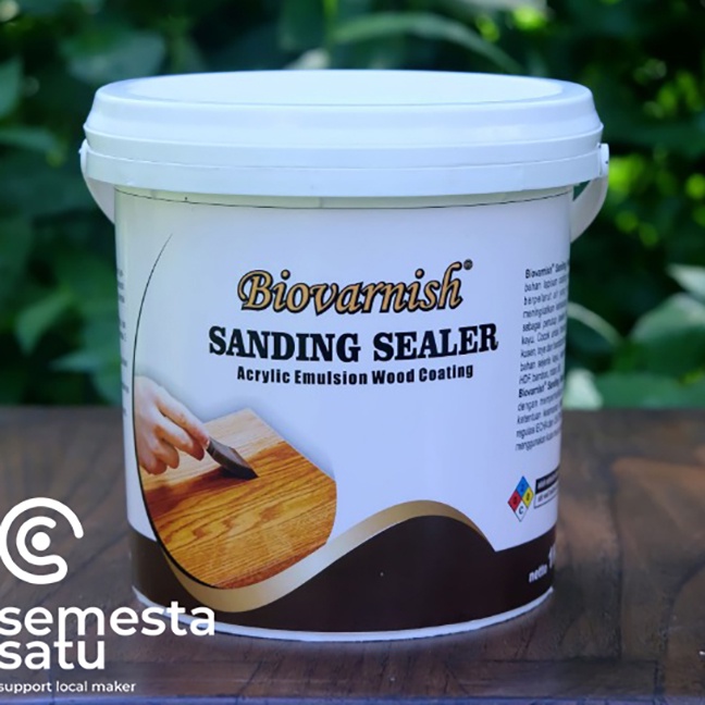 finishing kayu waterbased sanding sealer biovarnish