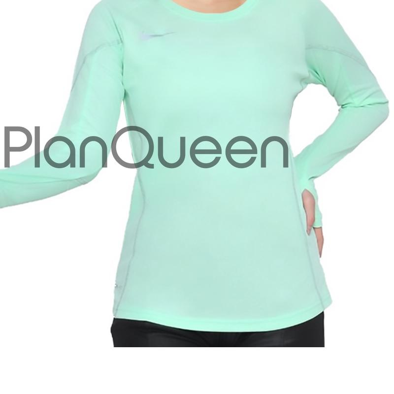 Atasan Olahraga Wanita Hijab Lengan Panjang Modis Baju Sport Korea Kaos Cewek Olahraga Gym Zumba Aer
