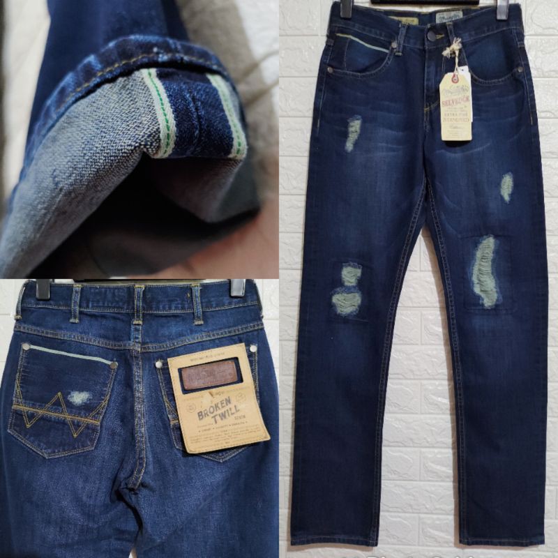 Wrangler Greensboro Selvedge Ripped