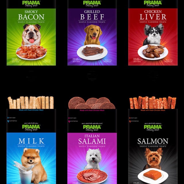 Prama delicacy snack cemilan anjing cemilan doggy dog snack 70 gr treat anjing makanan anjing