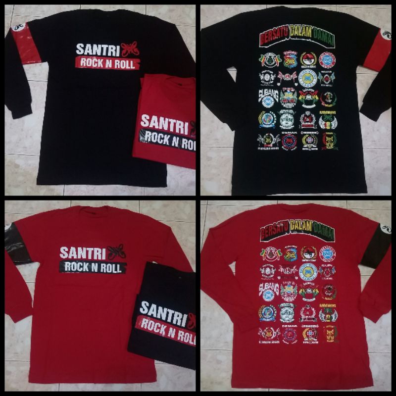 kaos slank panjang santri rock n roll,kaos Slank panjang,kaos Slank,kaos Slankers