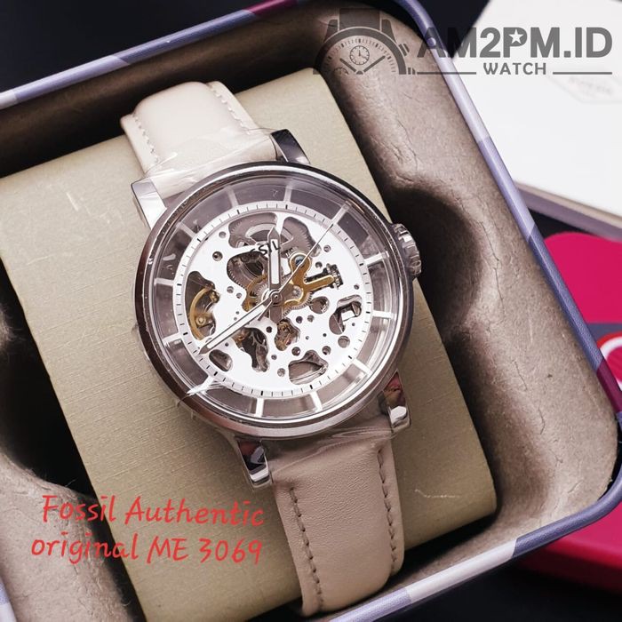 Suplier Fossil Woman Boyfriend Skeleton Automatic ME3069 Original