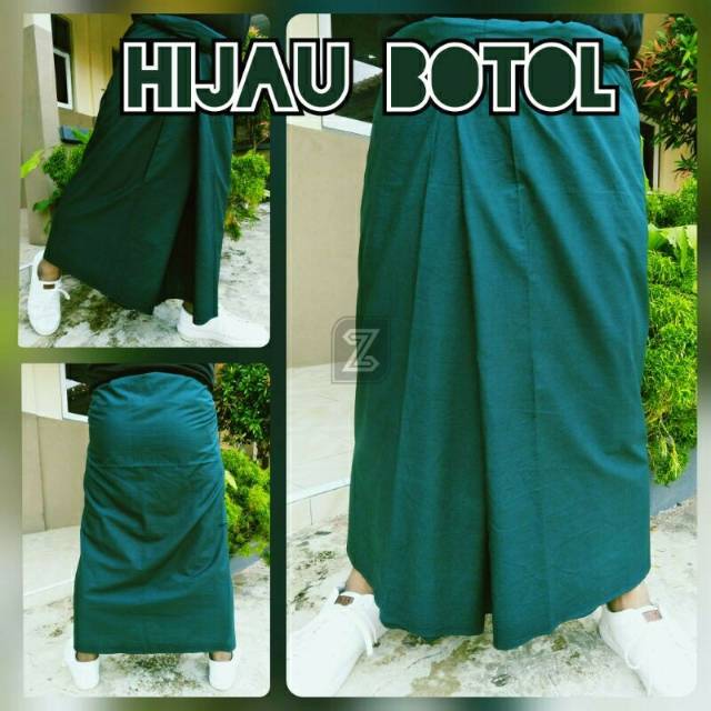 Sarung polos hijau