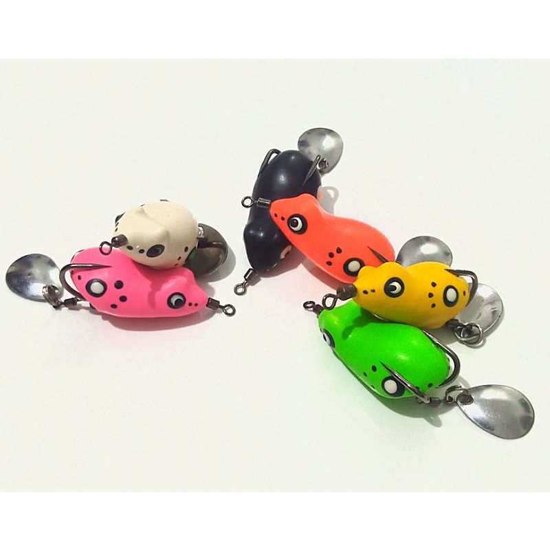 Soft frog umpan casting gabus 3.2 cm