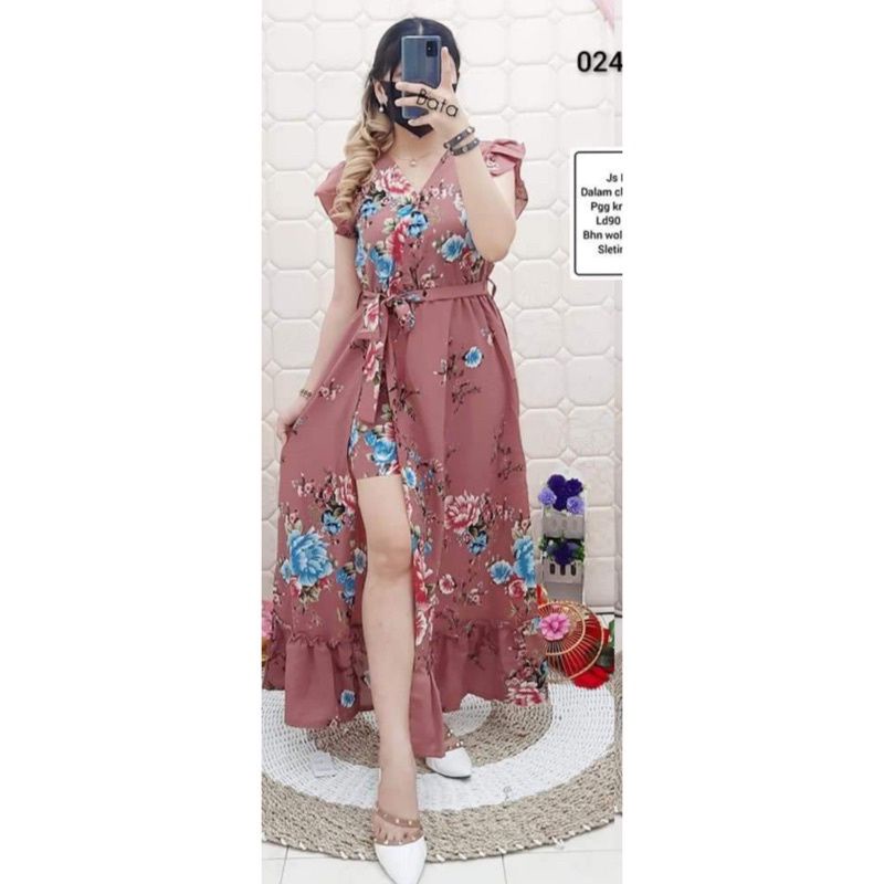 Jumpsuit Dress Bunga