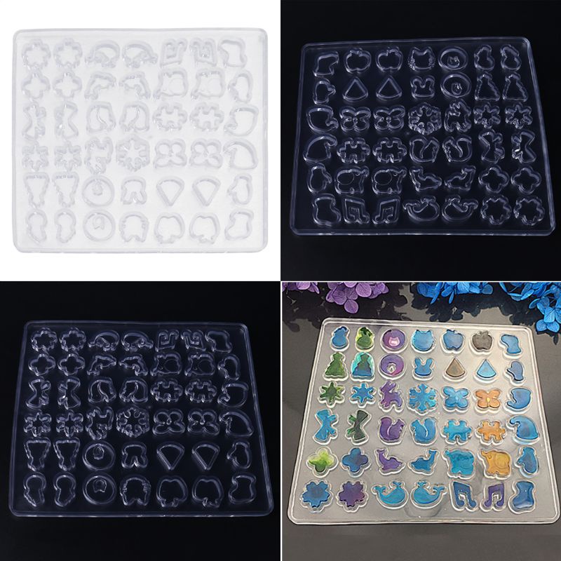 SIY  DIY Silicone Ear Stud Earring Mold Jewelry Pendant Epoxy Resin Casting Mould Making Tool Craft Decorative