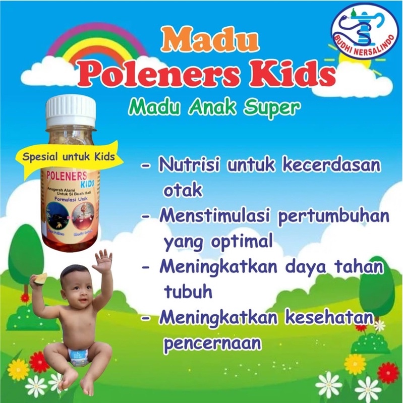 

Madu Poleners Kids dan madu poleners mom Budhi Nersalindo menambah nafsu makan anak