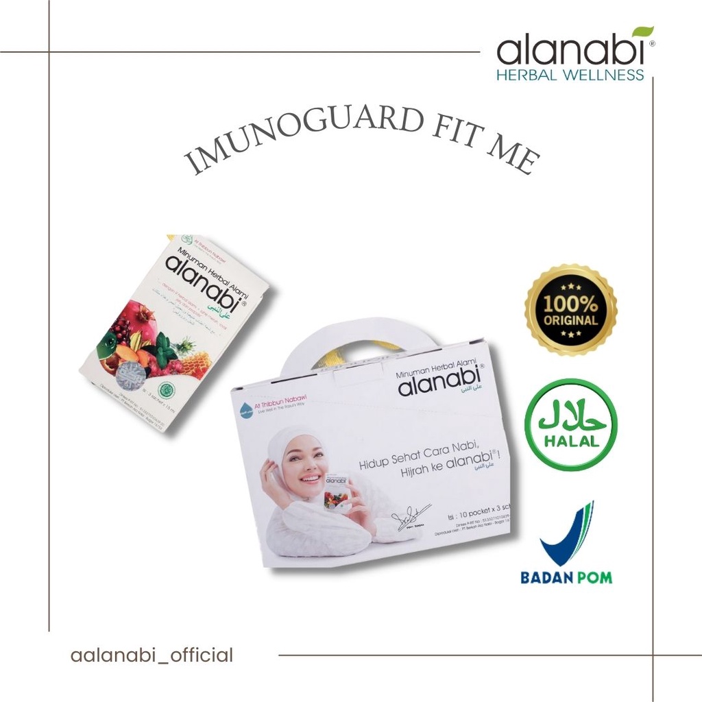 

[ALANABI] Imunoguard Showbox 15 ml (isi perbox 10 pocket x 3 sachet x 15ml)