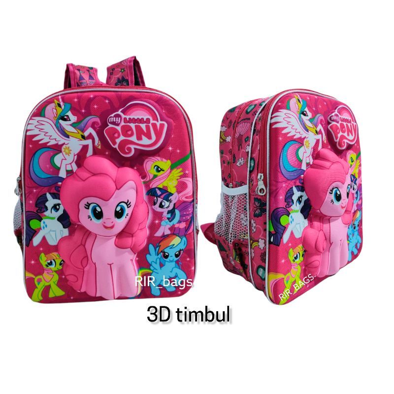 PDF tas import embos gambar 3D timbul tas ransel anak perempuan tas punggung anak perempuan tas anak