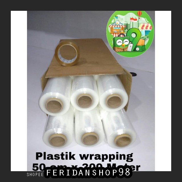 

BT482 PLASTIK WRAPPING 300 BEST MTR ISI 6 GOSEND BY FERIDANSHOP98