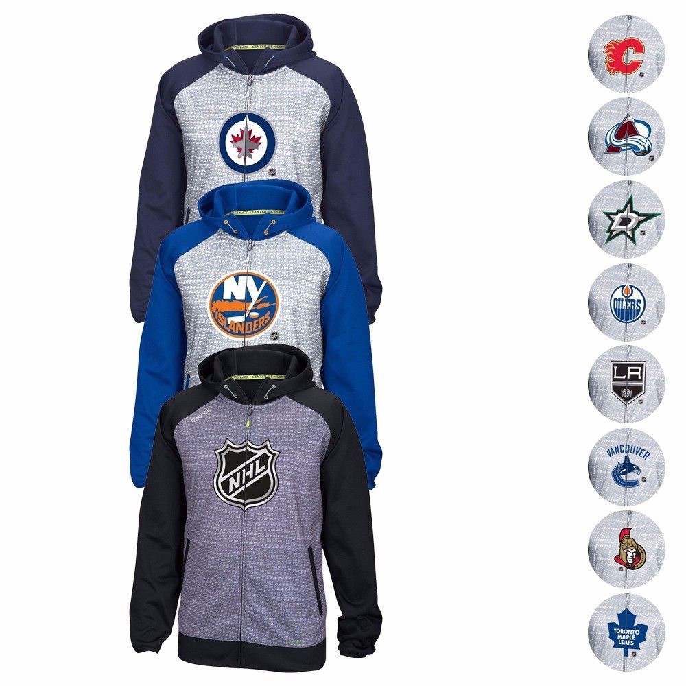 Jaket Big Size - REEBOK NHL Center Ice Speedwick Performance Full Zip