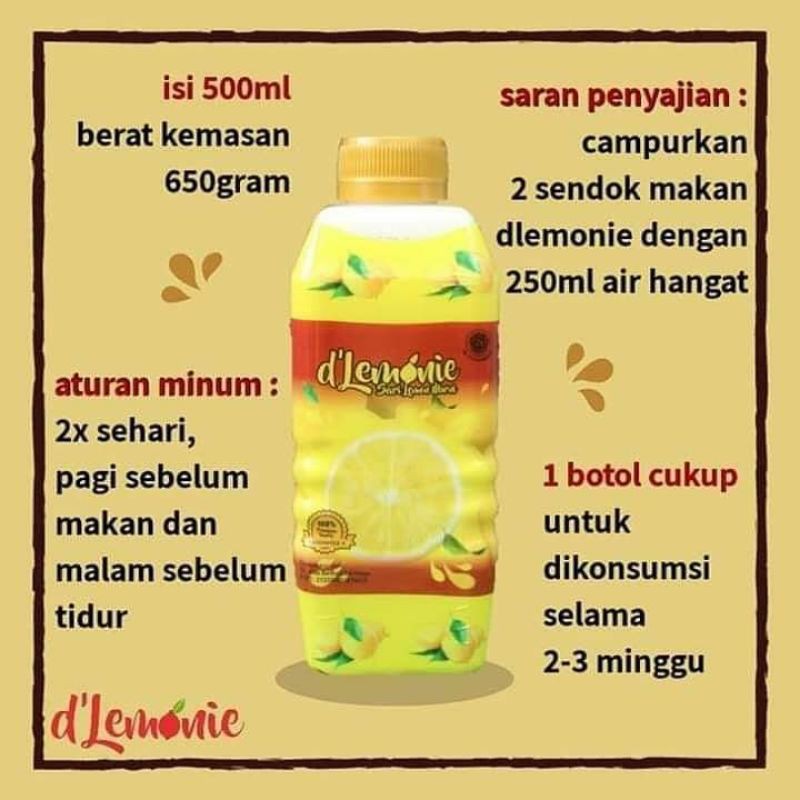 

Dlemonie 500ml