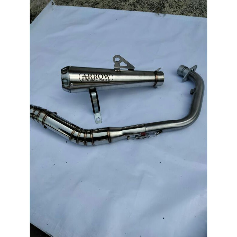 Knalpot Racing Arrow GSX 150r R15 v3 cbr 150r Satria Fu CB150R Vixion Xabre Byson Sonic150r Mx King-1