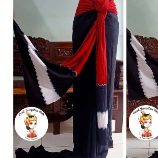 Sampur tari motif blumbang-1