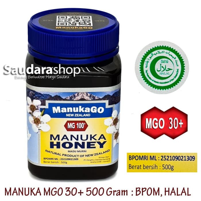 

SALE MURAAH Manukago / Manuka Honey MG 100+ 500gr / Madu Manuka Original 500gram ,
