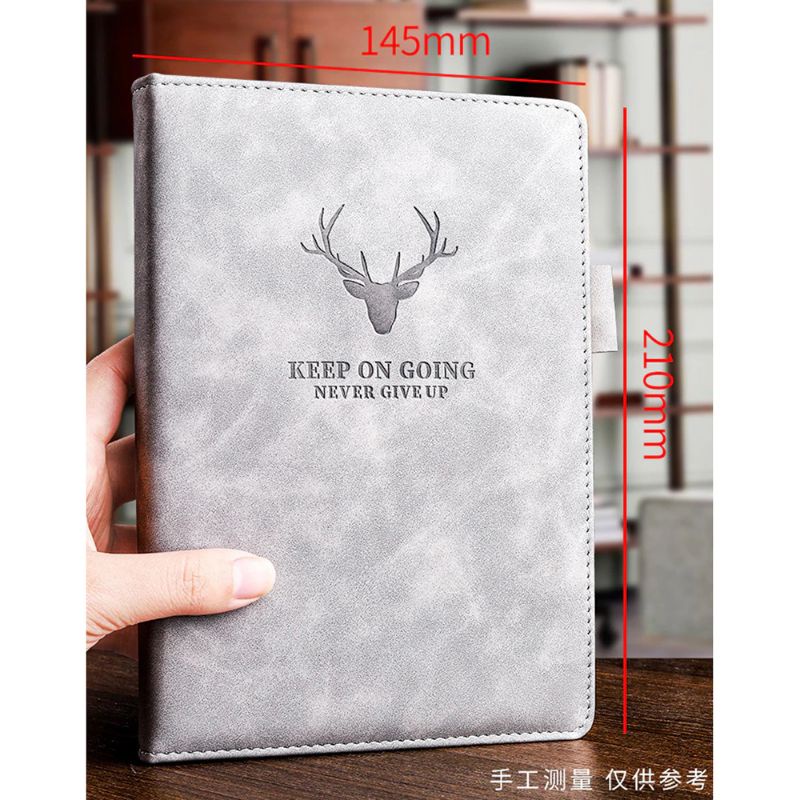 BUKU AGENDA HARD COVER NOTEBOOK DIARY BOOK CATATAN JURNAL A5 FULL BLACK