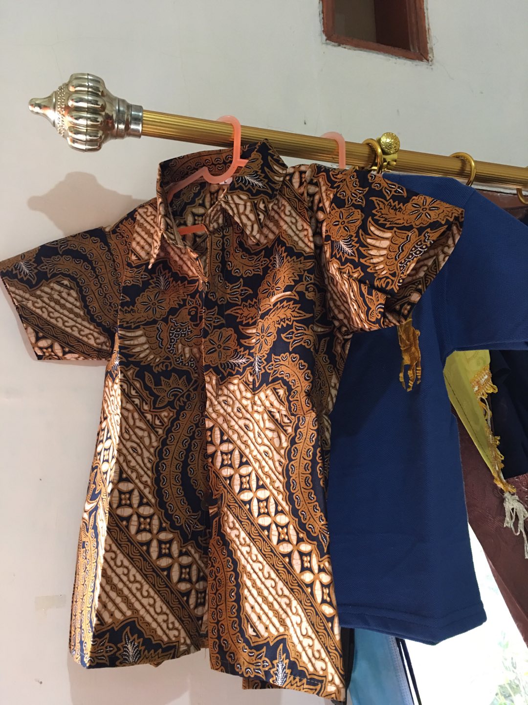 Baju Kemeja Batik Anak 1-8 Tahun Lengan Pendek