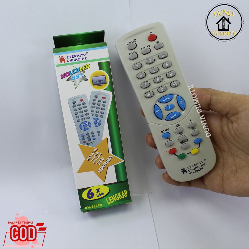 Remot / Remote TV TOSHIBA Tabung Bomba series