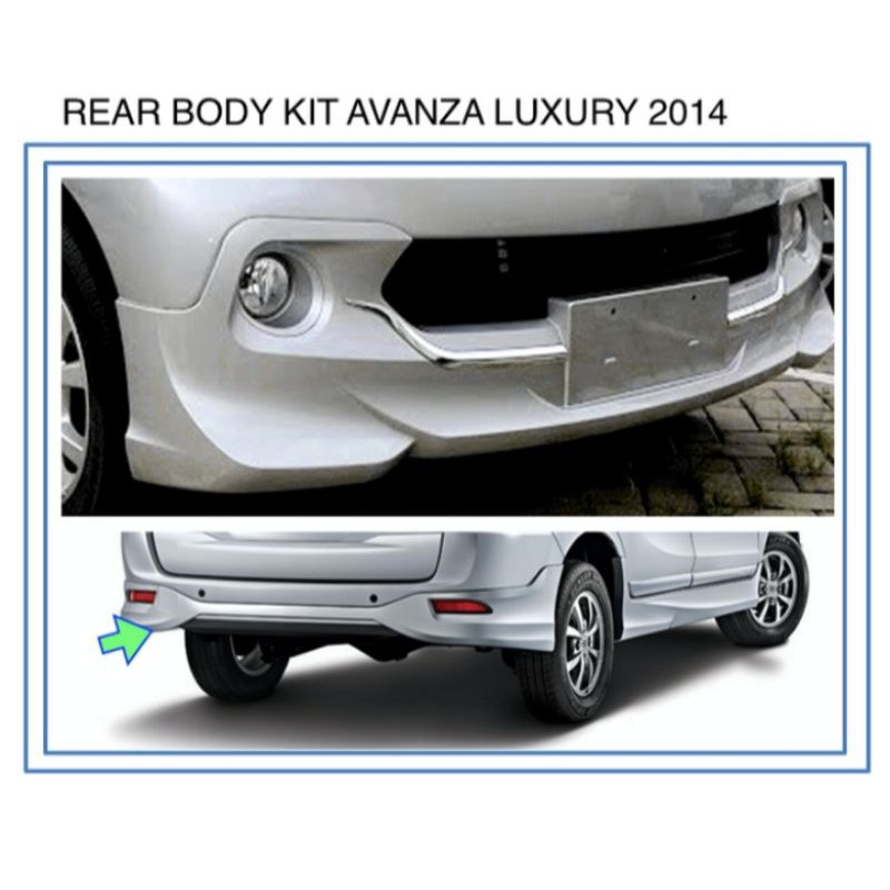 bodykit samping avanza 2012-2014 luxury mentah
