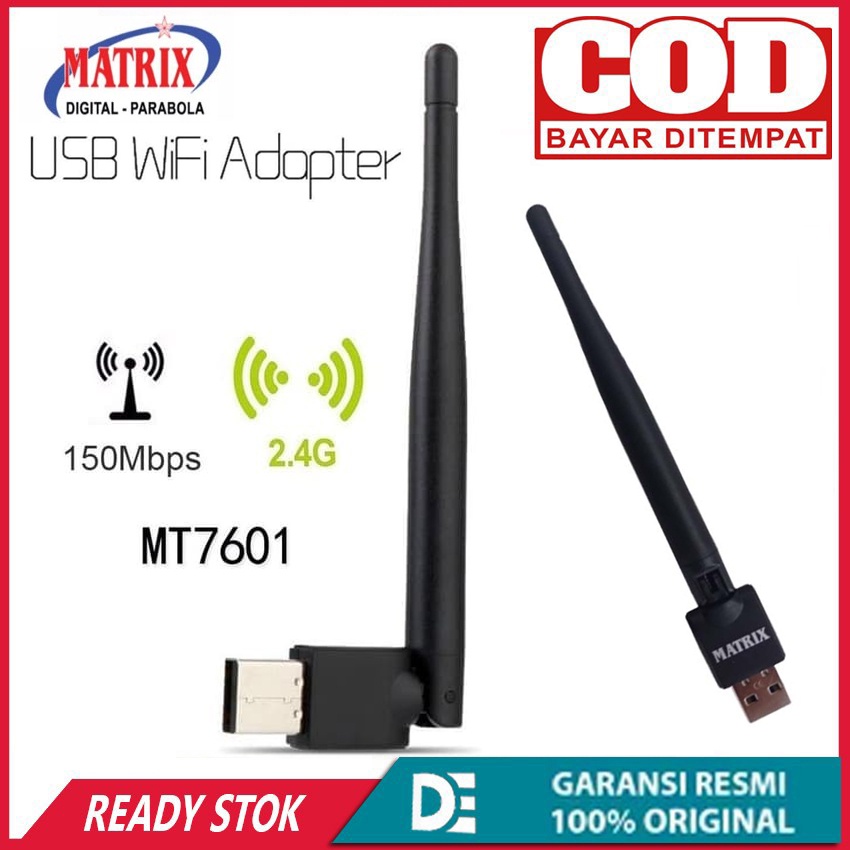 Matrix Wifi Dongle Usb MT7601 untuk Set Top Box DVBT2, support Matrix Apple, Evinix, Tanaka, Venus, Goldsat revo , Superhd, Evercoss dll