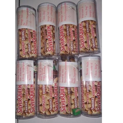 

EL7 ® Paket Coklat Kado Romantis 3pcs Silverqueen Chunky Bar 33gr + 3pcs Milo Cube+3pcs Alpenliebe E