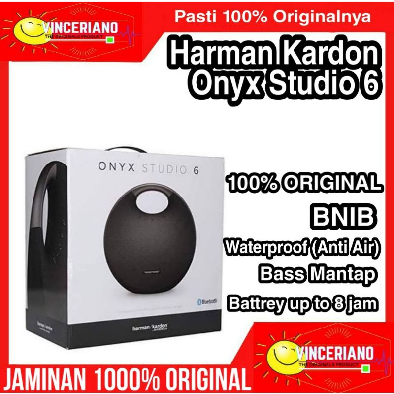 Harman Kardon Onyx Studio 6 100% ORIGINAL Baru DAN SEGEL Speaker Bluetooth mewah Garansi Resmi 1 Tahun