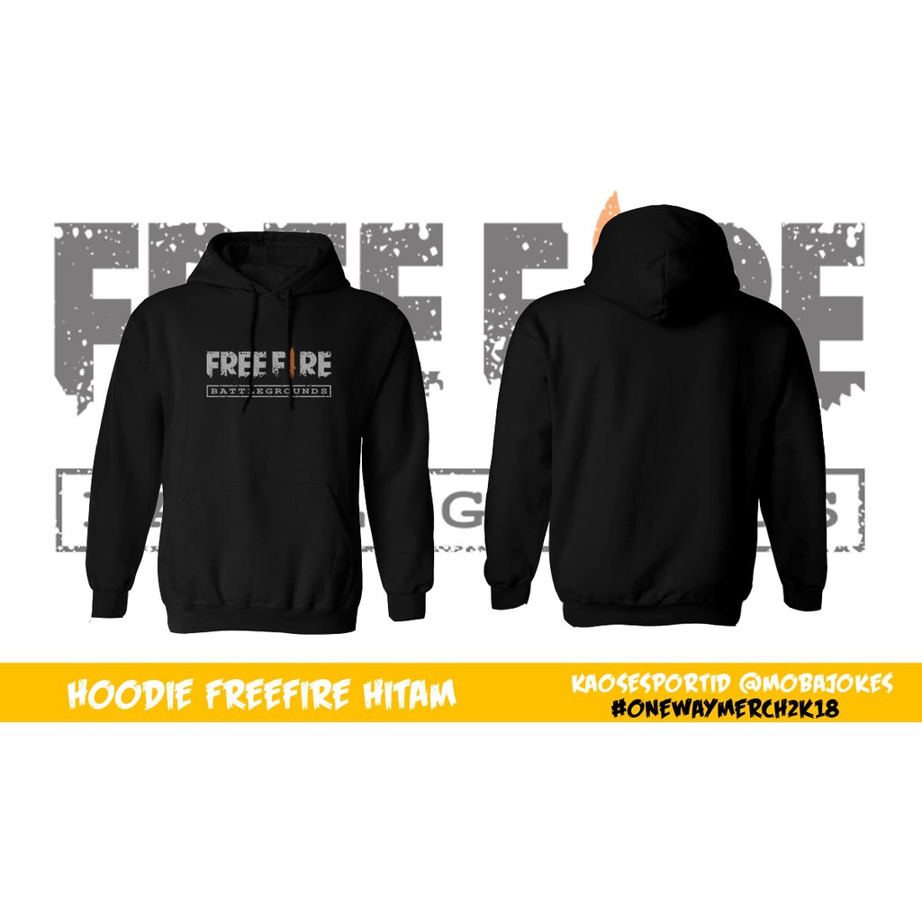 SWEATER HOODIE FREEFIRE BATTLEGROUNDS