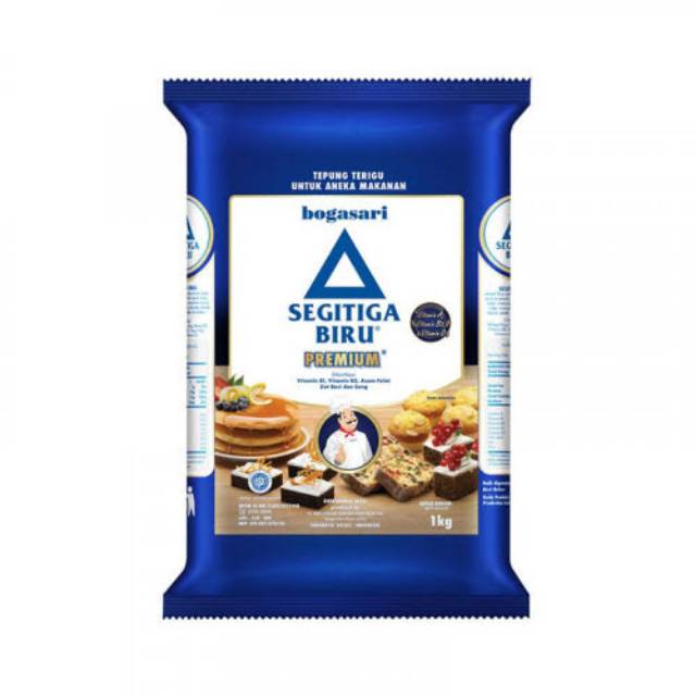 

Tepung Terigu bogasari segitiga biru 1kg - Bloralapak